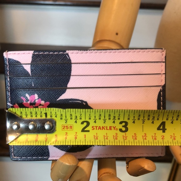 SEE KATE SPADE HIBISCUS BAG FOR SALE - KATE SPADE Pink Hibiscus Card Holder NWOT - Picture 4 of 15